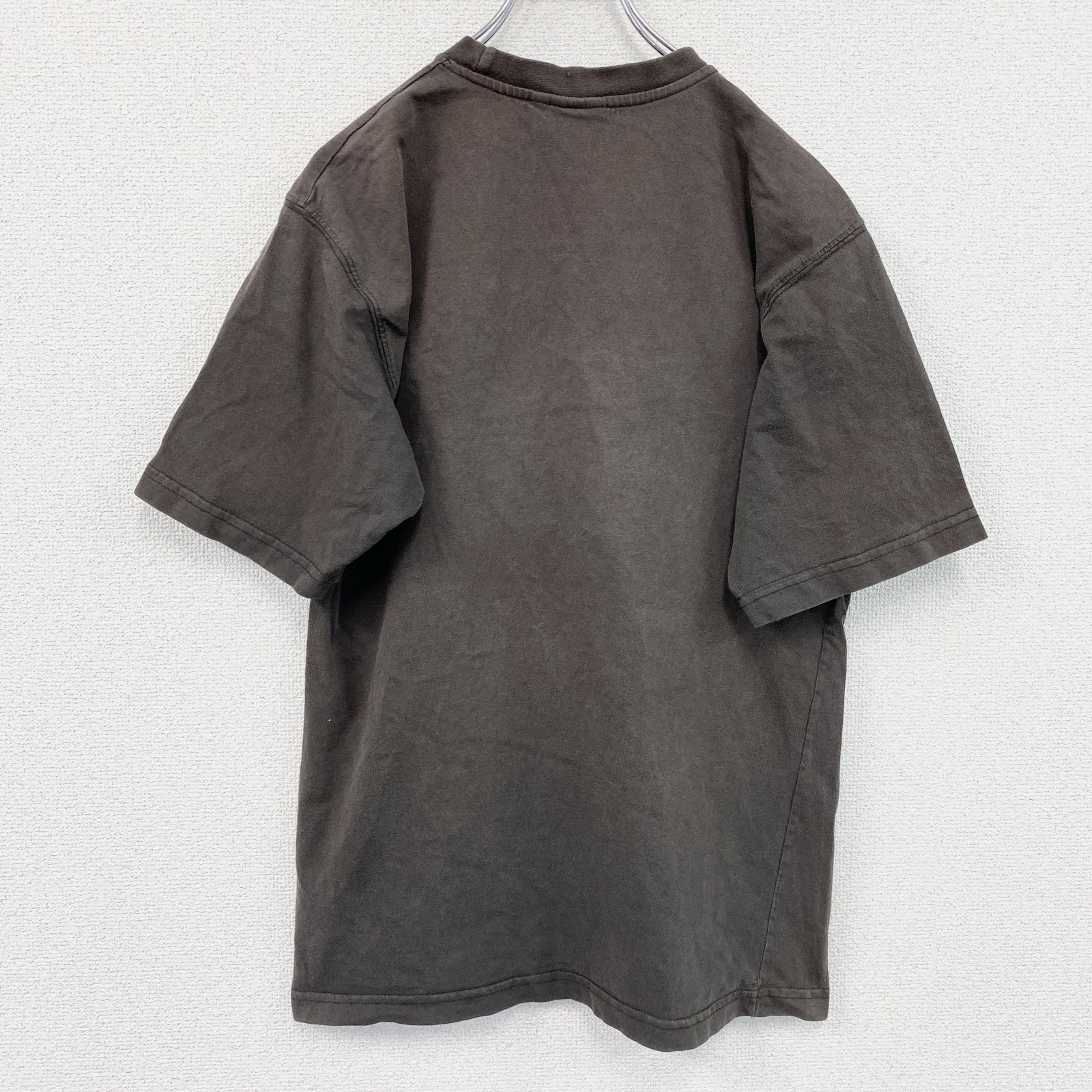 STAMINA　半袖プリントTシャツ　茶色　ブラウン　Sサイズ　古着