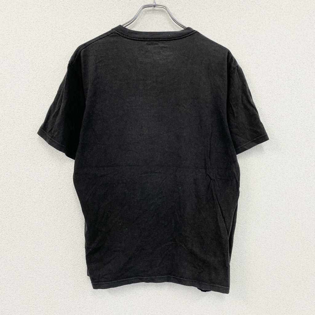 LRG　エルアールジー　半袖プリントTシャツ　国旗　星条旗　黒　ブラック　Mサイズ　古着