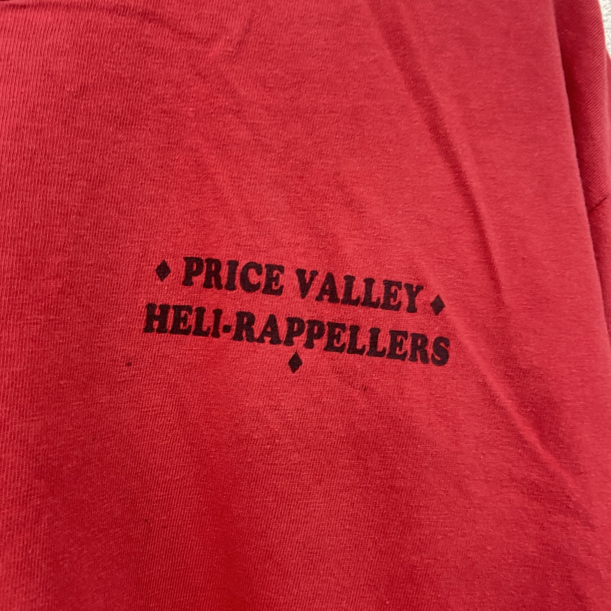 Hanes　ヘインズ　半袖プリントTシャツ　シングルステッチ　赤　レッド　Lサイズ カットソー メンズ コットン 古着