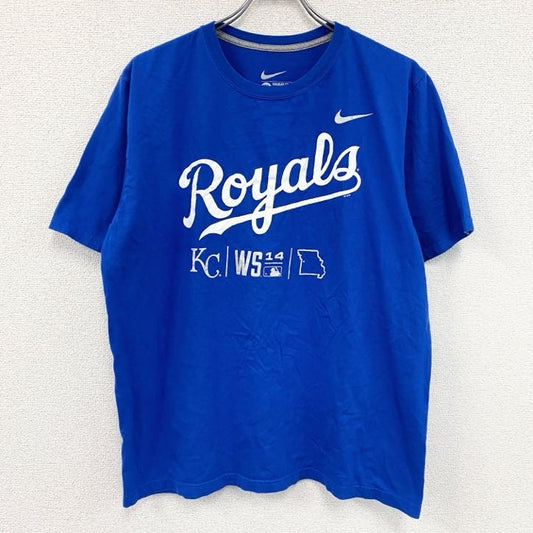 NIKE　ナイキ　MLB　ロイヤルズ　半袖プリントTシャツ　青　ブルー　XLサイズ