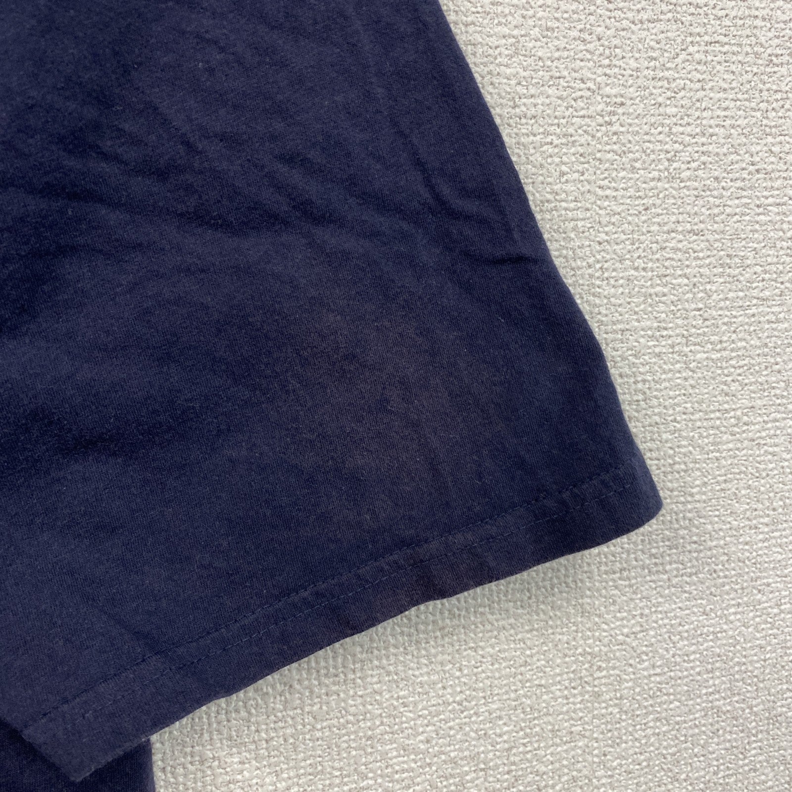 00s　JERZEES　ジャージーズ　半袖プリントTシャツ　ヴィンテージ　紺　ネイビー　Lサイズ　古着