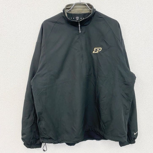 NIKE GOLF　ナイキゴルフ　プルオーバージャケット　ハーフジップ　黒　ブラック　XLサイズ