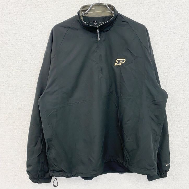 NIKE GOLF　ナイキゴルフ　プルオーバージャケット　ハーフジップ　黒　ブラック　XLサイズ　古着