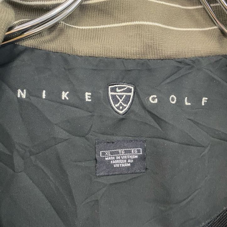 NIKE GOLF　ナイキゴルフ　プルオーバージャケット　ハーフジップ　黒　ブラック　XLサイズ　古着