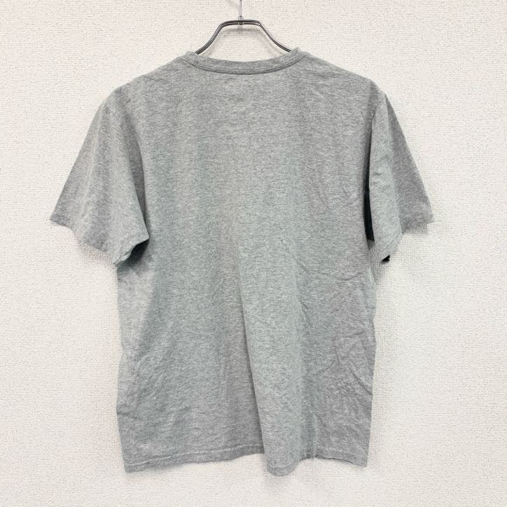 adidas　アディダス　半袖プリントTシャツ　灰色　グレー　Lサイズ　古着