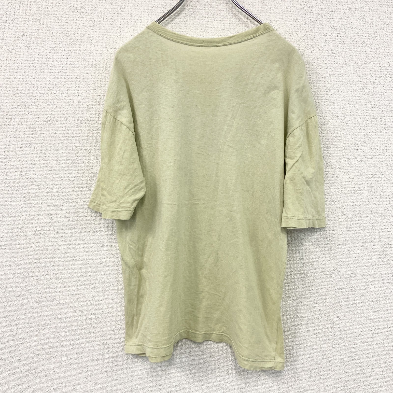Valentino　ヴァレンティノ　半袖プリントTシャツ　黄色　イエロー　古着