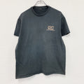 セントジョンシティマーケット　半袖プリントTシャツ　刺繍　フェード　黒　ブラック　古着