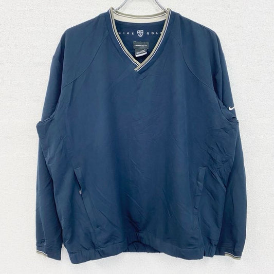 NIKE GOLF　ナイキゴルフ　プルオーバージャケット　紺　ネイビー　Lサイズ