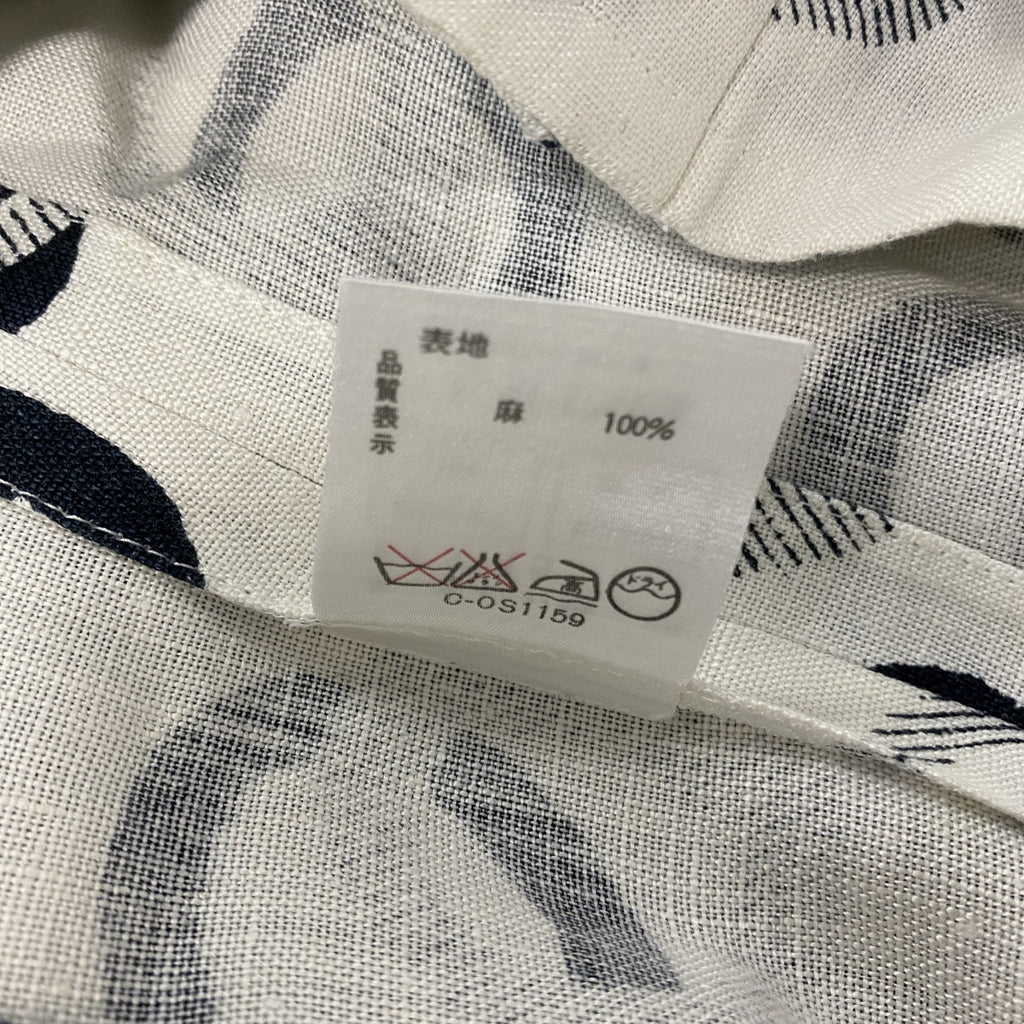 GIVENCHY　ジバンシー　セットアップ　半袖ジャケット　タイトスカート　総柄　白　ホワイト　15サイズ　古着