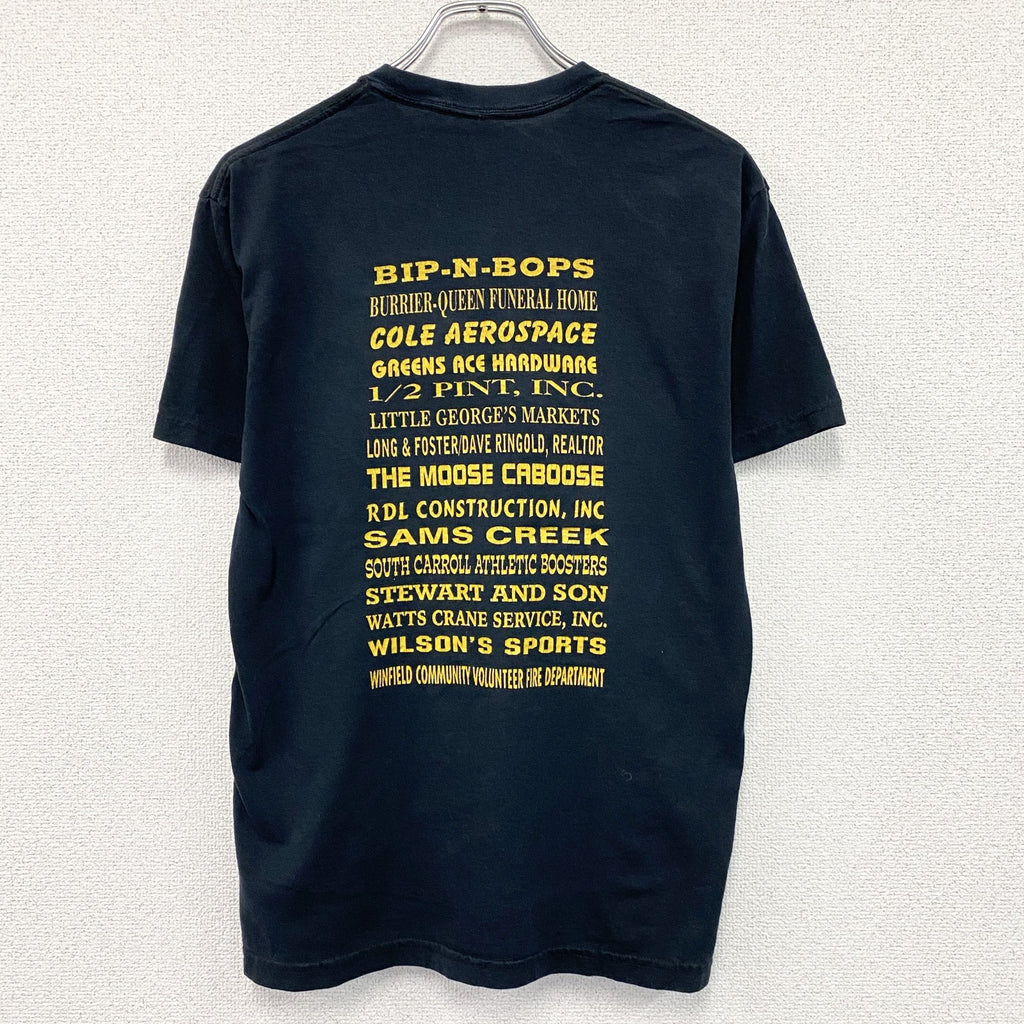 GILDAN　ギルダン　NBA　クリーブランドキャバリアーズ　半袖プリントTシャツ　バスケットボール　黒　ブラック　Mサイズ　古着