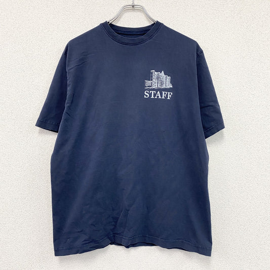 NONFICTION　ノンフィクション　半袖プリントTシャツ　STAFF　紺　ネイビー　Mサイズ