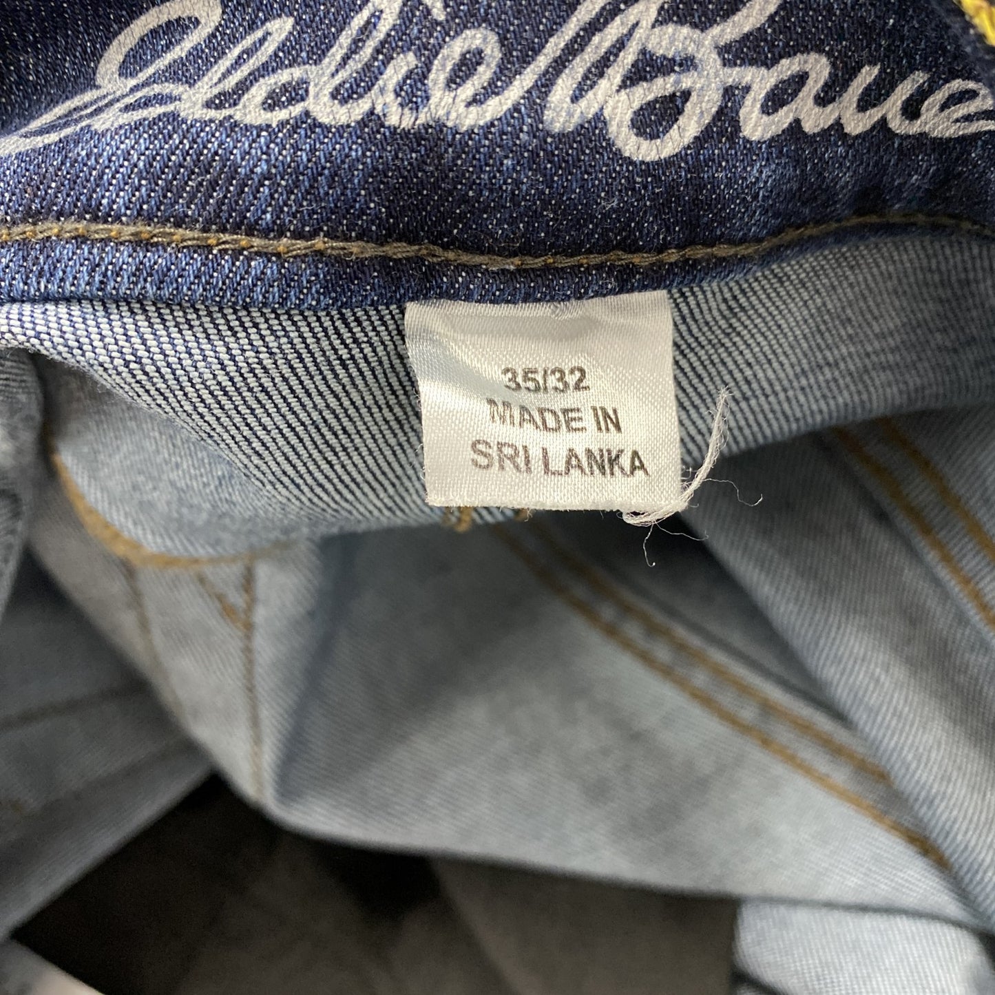 Eddie Bauer　エディーバウアー　デニムパンツ/ジーンズ　ジップフライ　インディゴ　W35サイズ