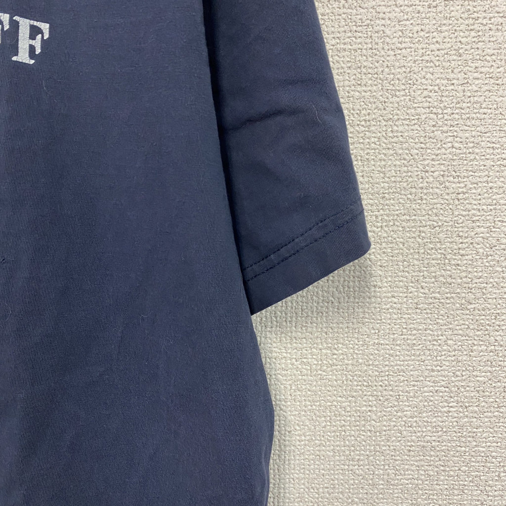 NONFICTION　ノンフィクション　半袖プリントTシャツ　STAFF　紺　ネイビー　Mサイズ　古着