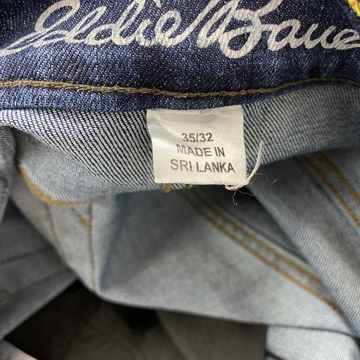 Eddie Bauer　エディーバウアー　デニムパンツ/ジーンズ　ジップフライ　インディゴ　W35サイズ　古着