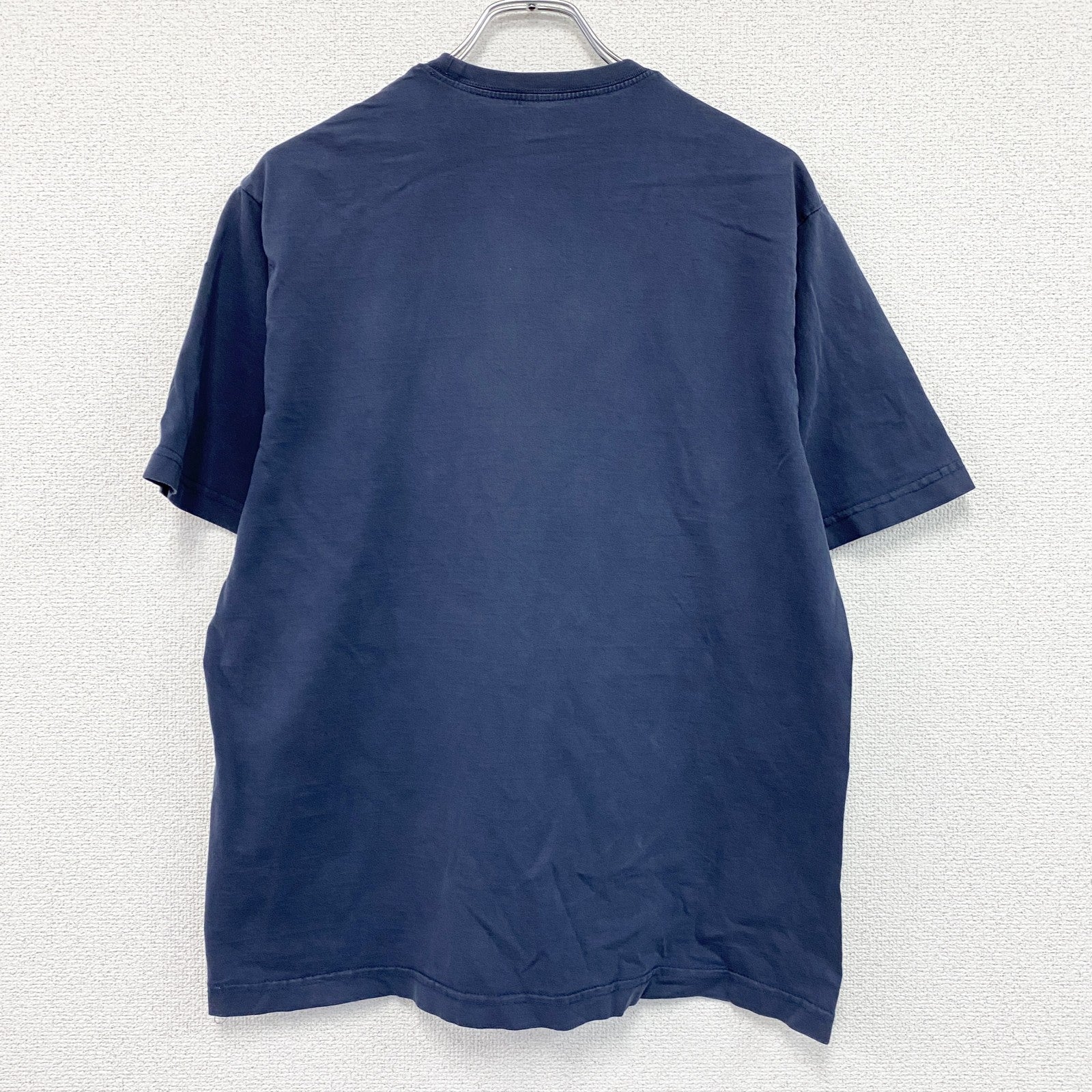 NONFICTION　ノンフィクション　半袖プリントTシャツ　STAFF　紺　ネイビー　Mサイズ　古着