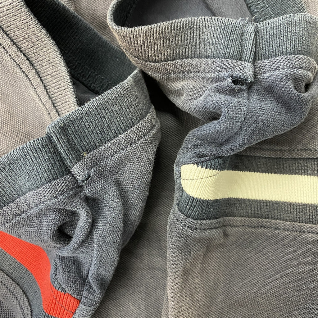 TOMMY HILFIGER　トミーヒルフィガー　半袖ポロシャツ　フェード　紺　ネイビー　XLサイズ　古着