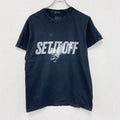 SELF　SET IT OFF　ブライアンテイラー　半袖プリントTシャツ　黒　ブラック　Sサイズ　古着