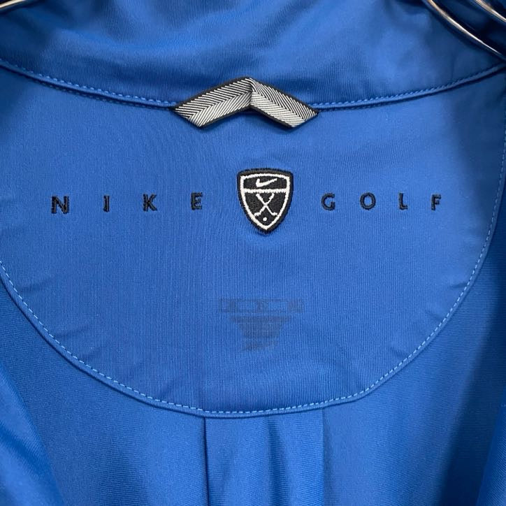 NIKE GOLF　ナイキゴルフ　プルオーバージャケット　ハーフジップ　青　ブルー　XLサイズ　古着