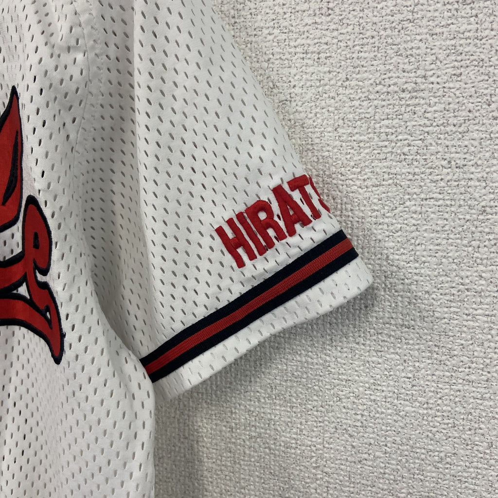 ～90s　REWARD　半袖プリントTシャツ　ユニフォーム　ヴィンテージ　白　ホワイト　Lサイズ　古着