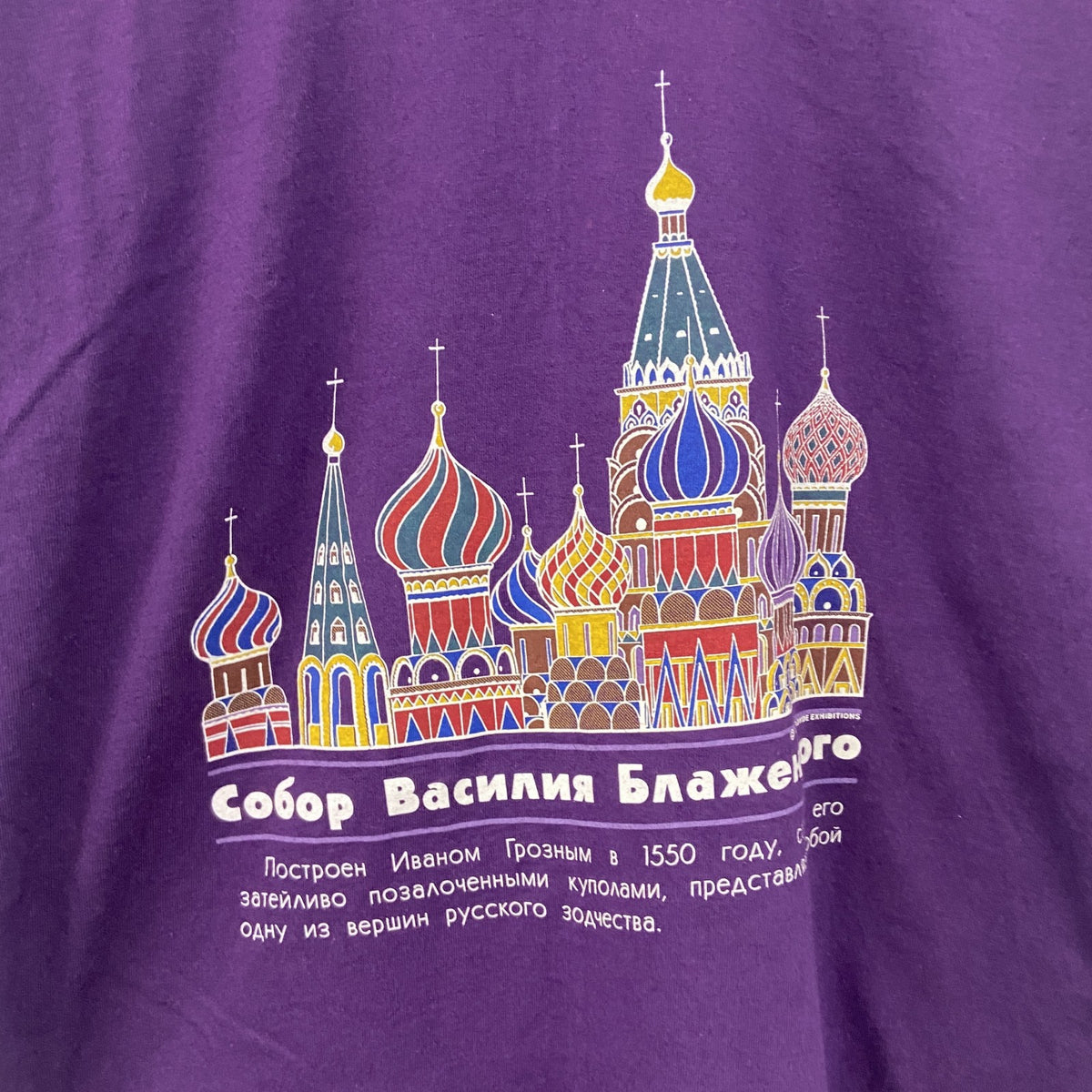 FRUIT OF THE LOOM　フルーツオブザルーム　半袖プリントTシャツ　シングルステッチ　紫　パープル　XLサイズ カットソー メンズ コットン 古着