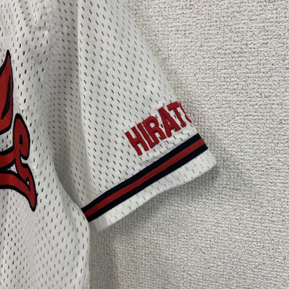 ～90s　REWARD　半袖プリントTシャツ　ユニフォーム　ヴィンテージ　白　ホワイト　Lサイズ