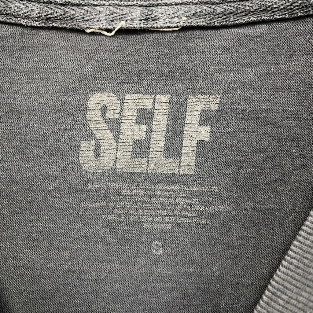 SELF　SET IT OFF　ブライアンテイラー　半袖プリントTシャツ　黒　ブラック　Sサイズ　古着