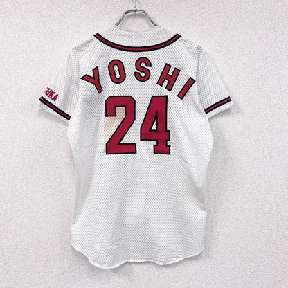 ～90s　REWARD　半袖プリントTシャツ　ユニフォーム　ヴィンテージ　白　ホワイト　Lサイズ