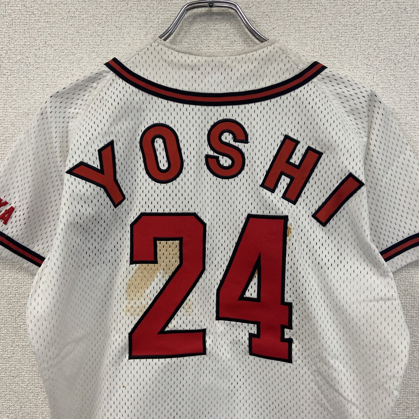 ～90s　REWARD　半袖プリントTシャツ　ユニフォーム　ヴィンテージ　白　ホワイト　Lサイズ