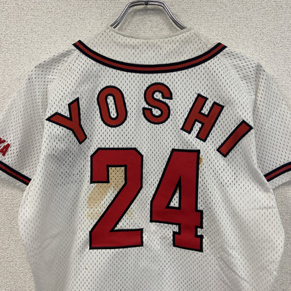 ～90s　REWARD　半袖プリントTシャツ　ユニフォーム　ヴィンテージ　白　ホワイト　Lサイズ