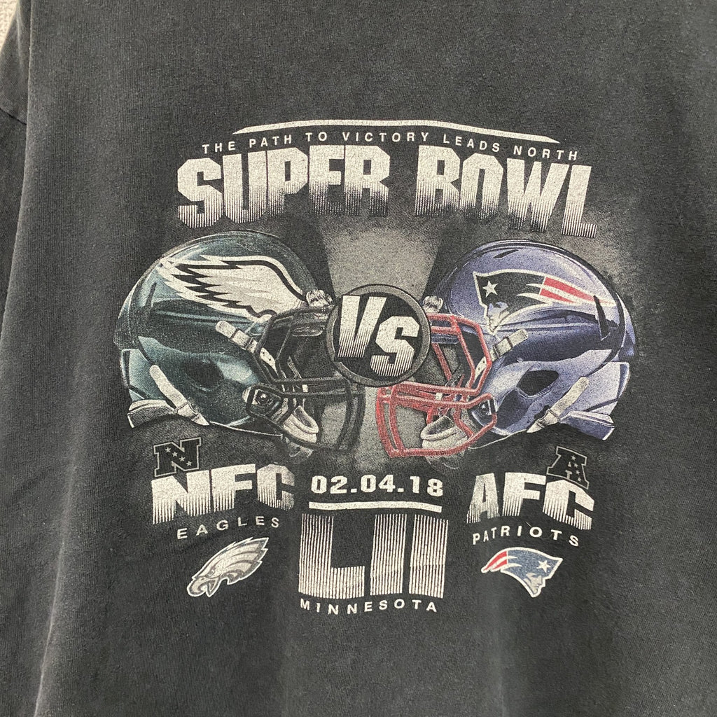 PRO LINE　プロライン　半袖プリントTシャツ　スーパーボウル　黒　ブラック　XLサイズ　古着