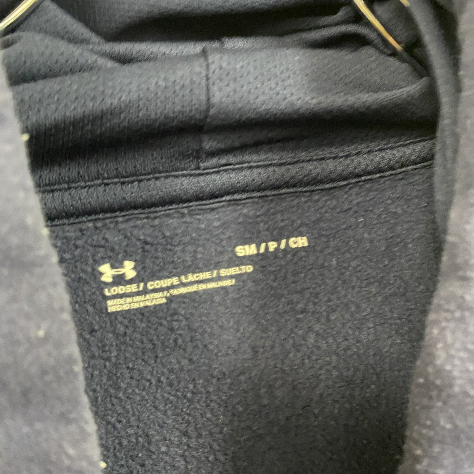 UNDER ARMOUR　アンダーアーマー　スウェットパーカー/フーディー　紺　ネイビー　Mサイズ　古着