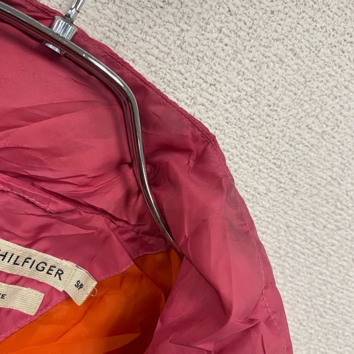 TOMMY HILFIGER　トミーヒルフィガー　フルジップダウンベスト　ピンク　Sサイズ　古着