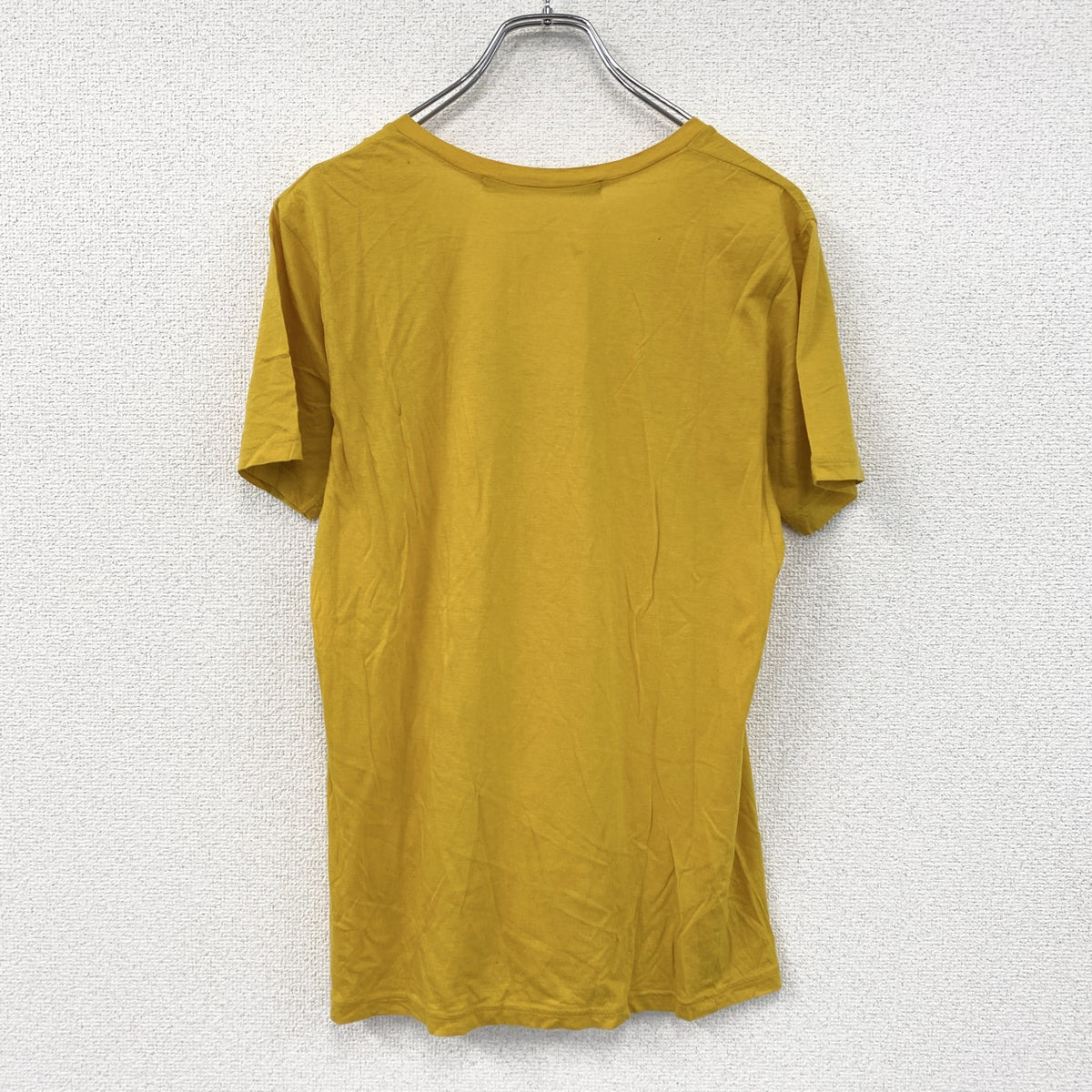 JOHNLAWRENCESULLIVAN　ジョンローレンスサリバン　半袖Tシャツ　Vネック　黄色　イエロー　Sサイズ 　古着