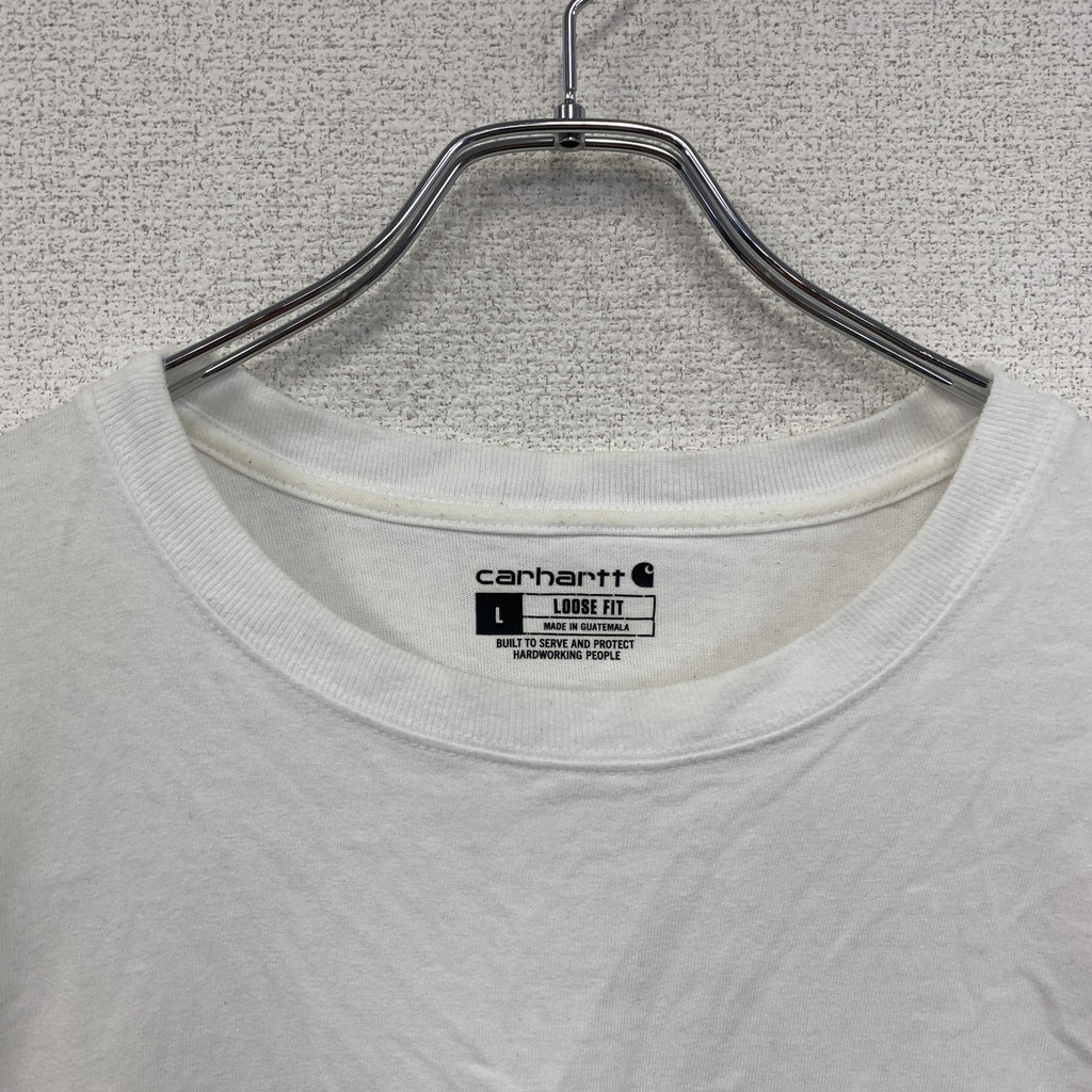 Carhartt　カーハート　半袖Tシャツ　白　ホワイト　Lサイズ カットソー メンズ コットン 古着