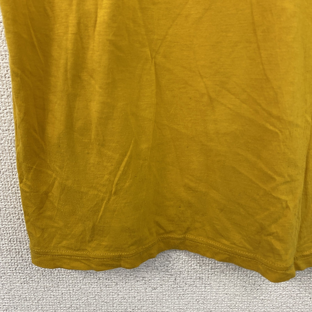 JOHNLAWRENCESULLIVAN　ジョンローレンスサリバン　半袖Tシャツ　Vネック　黄色　イエロー　Sサイズ 　古着