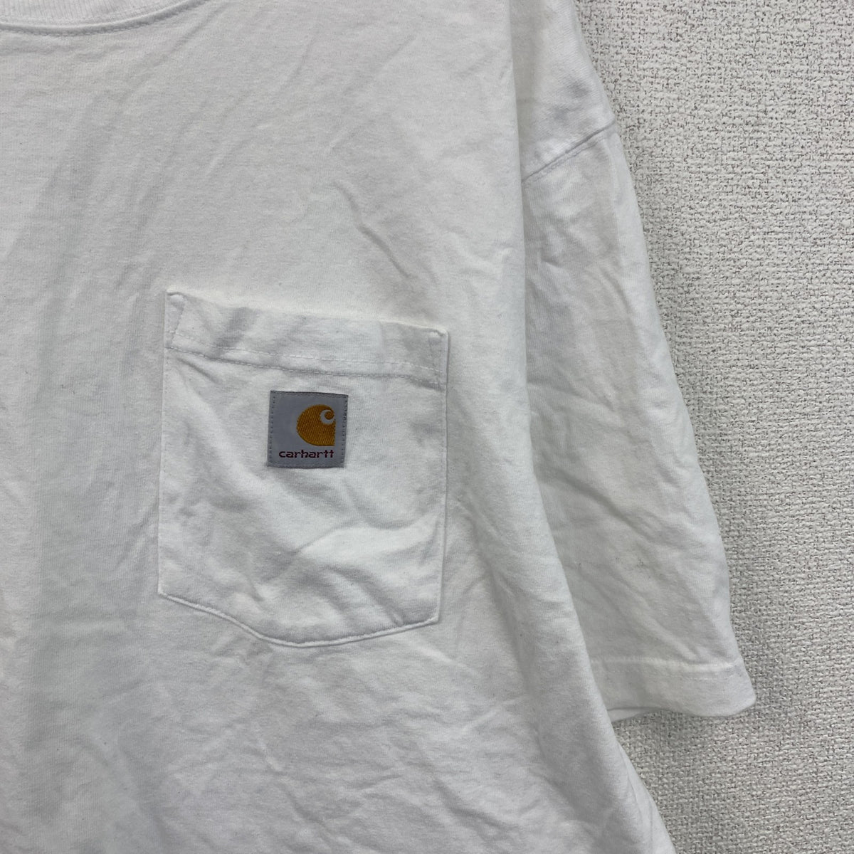 Carhartt　カーハート　半袖Tシャツ　白　ホワイト　Lサイズ カットソー メンズ コットン 古着