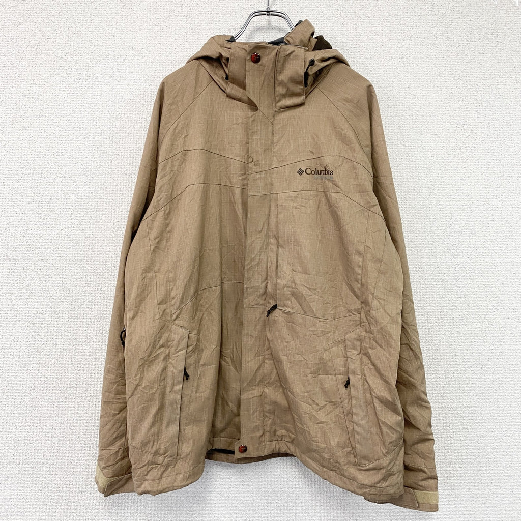 Columbia　コロンビア　TITANIUM　フルジップジャケット　ベージュ　Lサイズ　古着