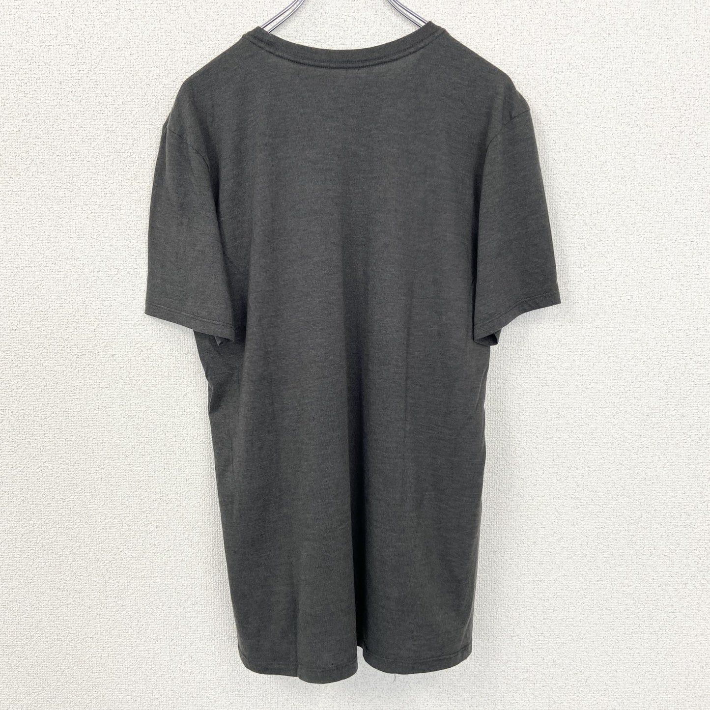 古着 used　NIKE　ナイキ　半袖プリントTシャツ　TLU　BULLDOGS　グレー　スウッシュロゴ　レトロ　Mサイズ