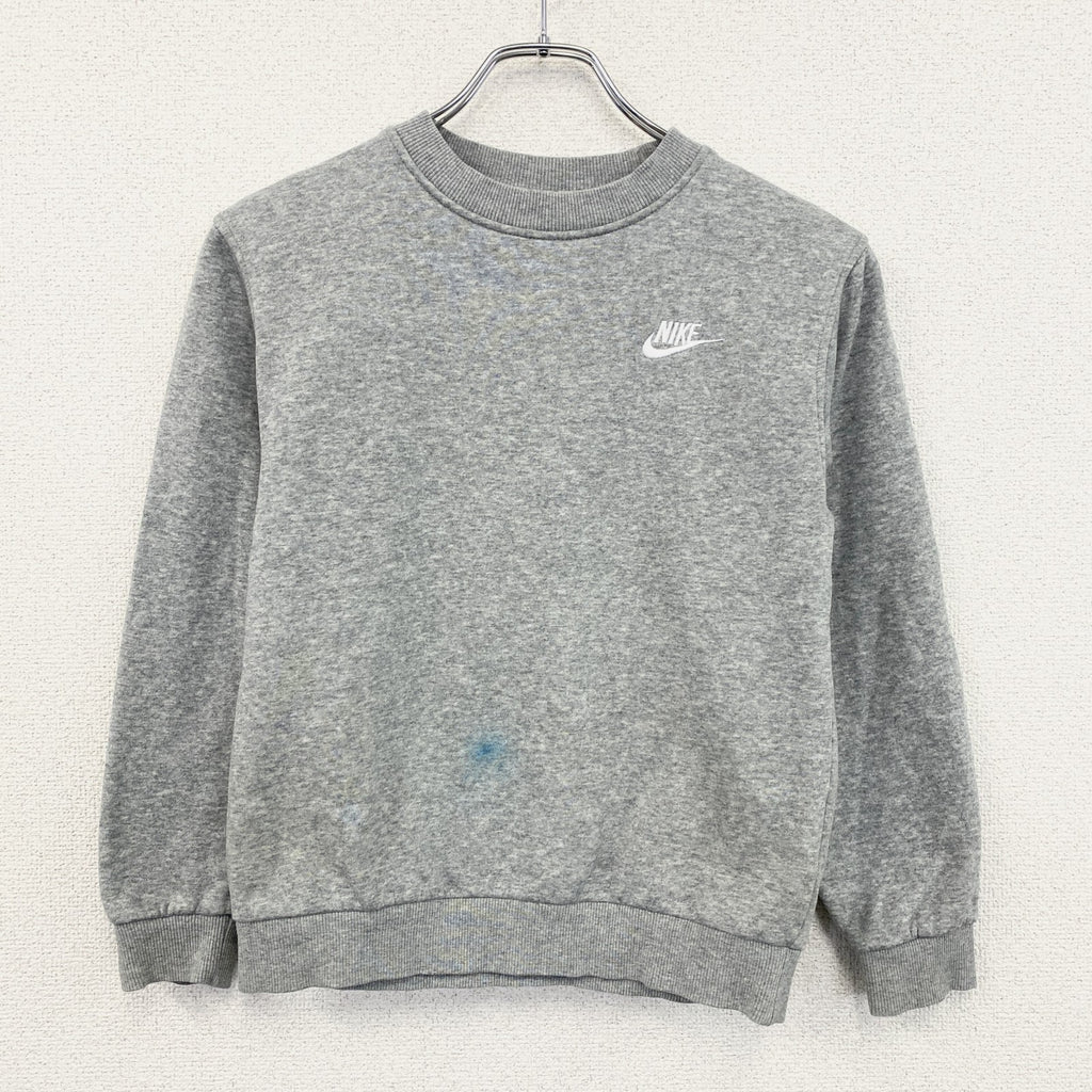 NIKE　ナイキ　スウェット/トレーナー　スウッシュ　灰色　グレー　Mサイズ　古着