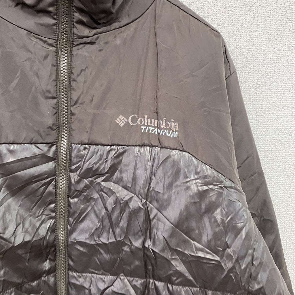 Columbia　コロンビア　TITANIUM　オムニヒート　中綿ジャケット　茶色　ブラウン　Lサイズ　古着