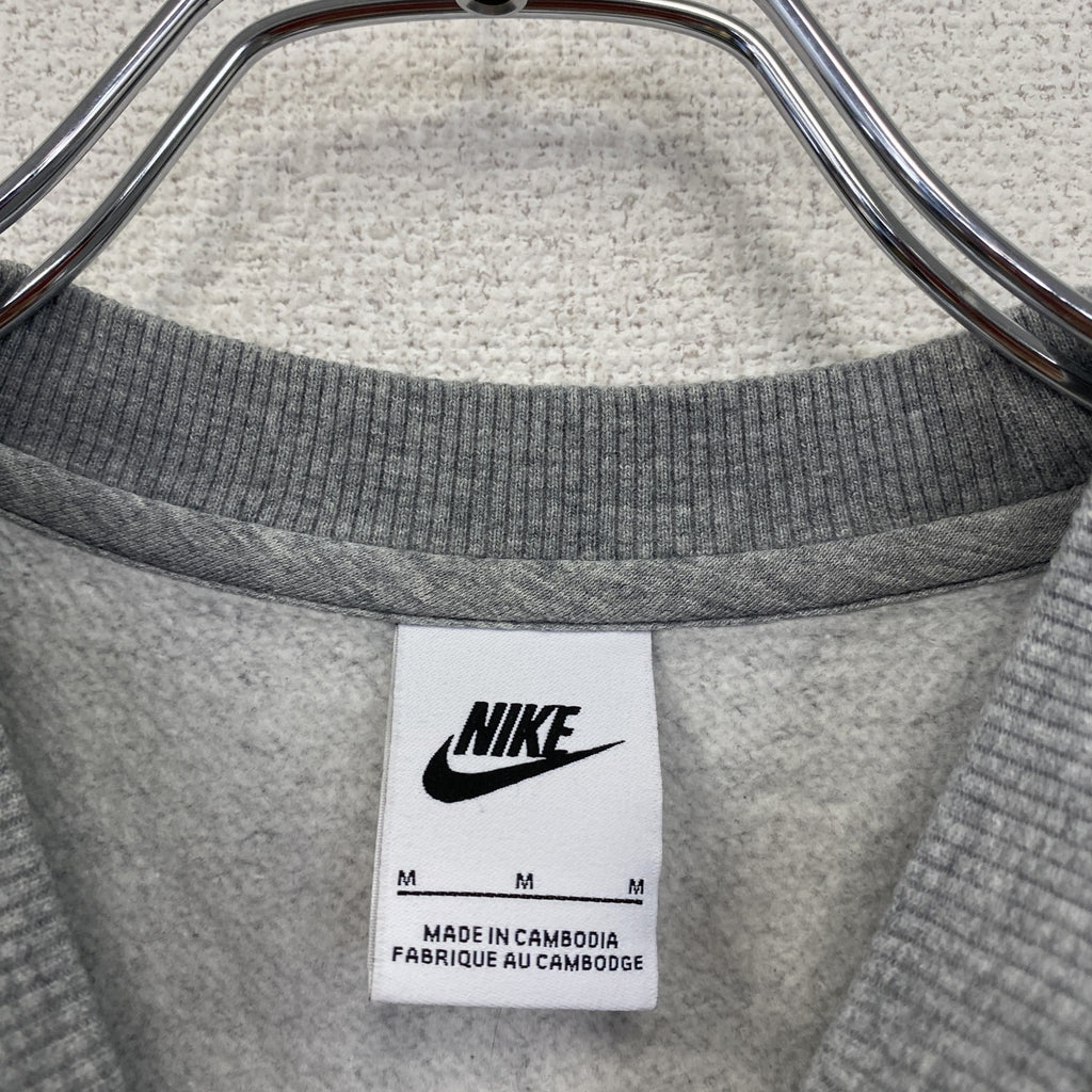 NIKE　ナイキ　スウェット/トレーナー　スウッシュ　灰色　グレー　Mサイズ　古着