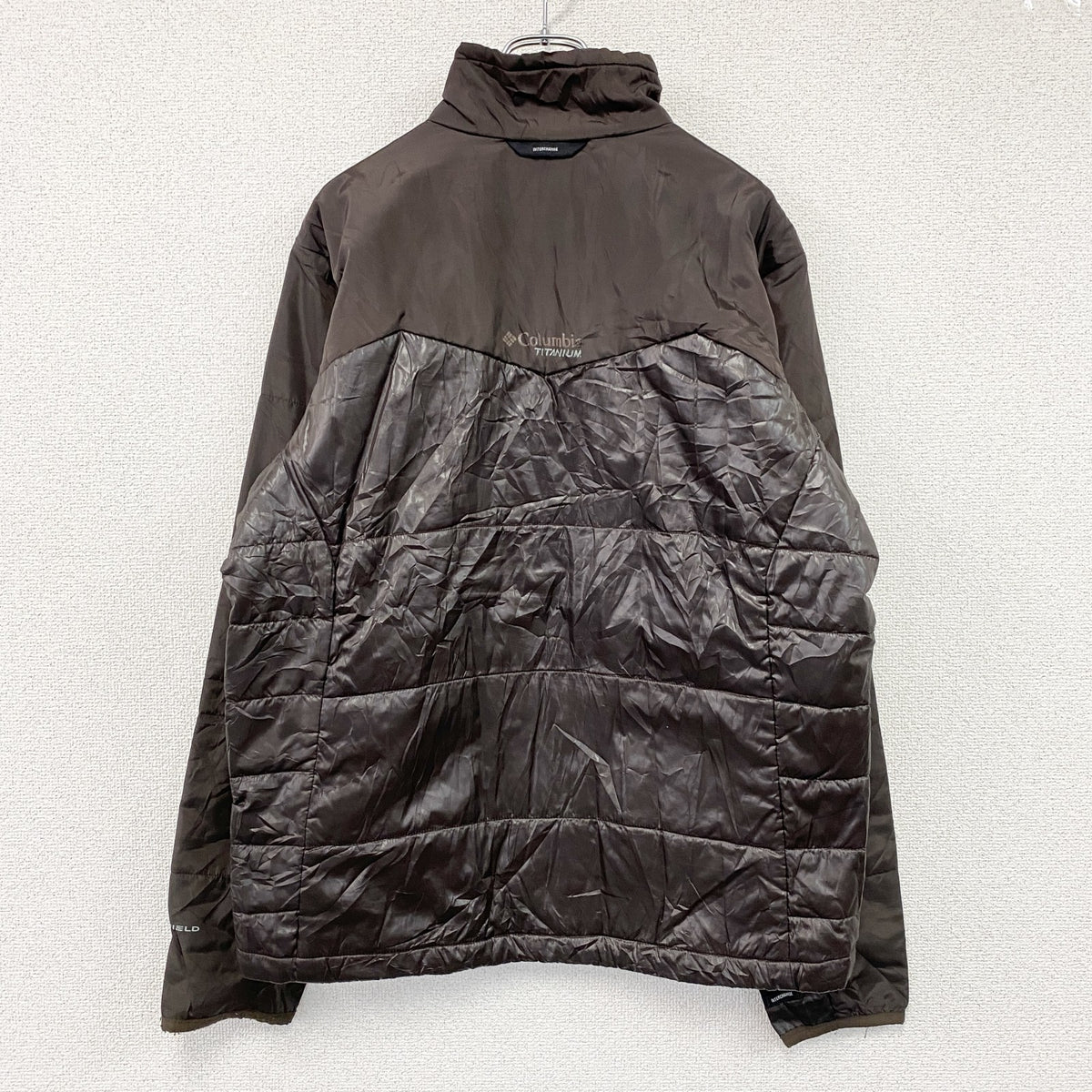 Columbia　コロンビア　TITANIUM　オムニヒート　中綿ジャケット　茶色　ブラウン　Lサイズ　古着