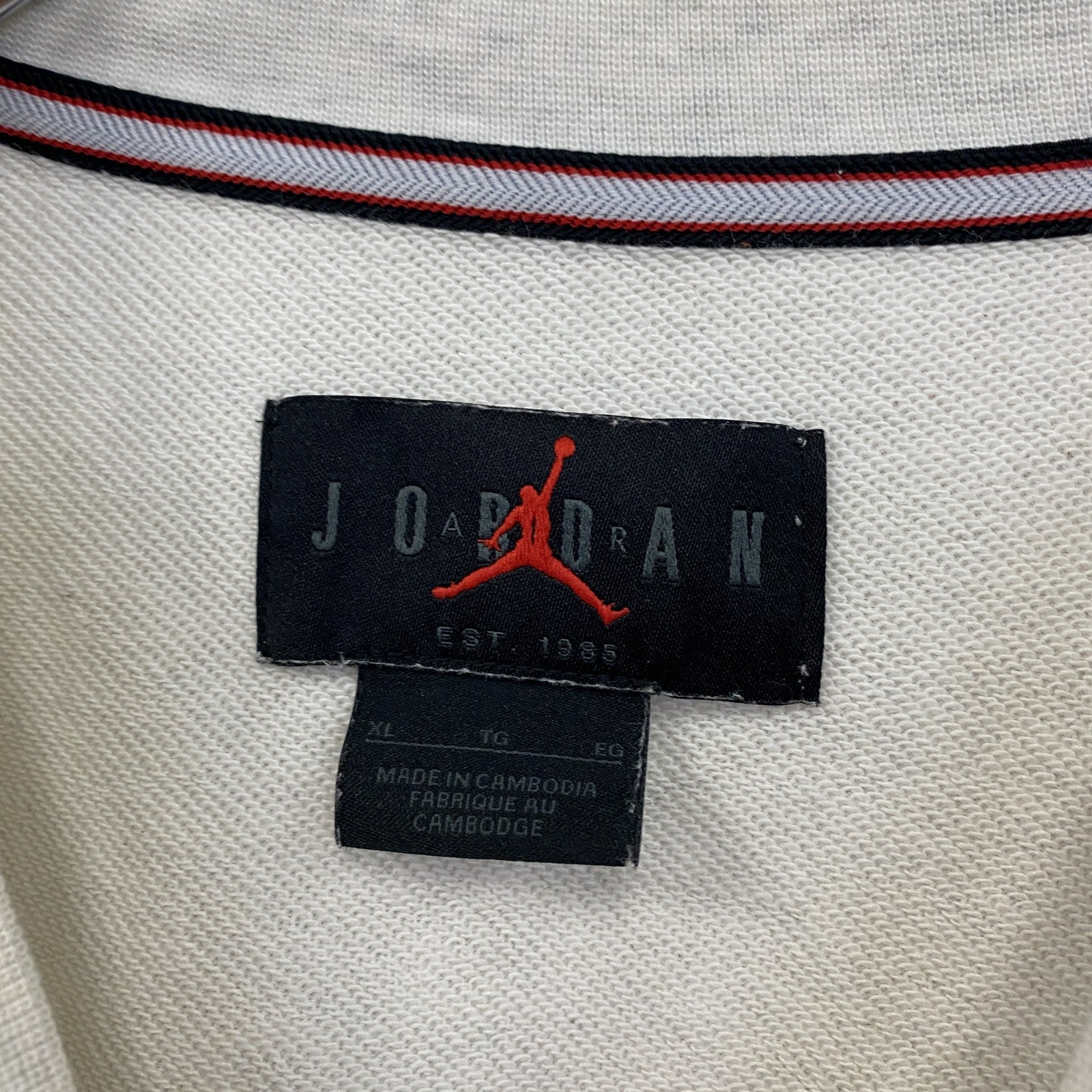 AIR JORDAN　エアジョーダン　NIKE　ナイキ　スウェット/トレーナー　ライトグレー　XLサイズ　古着