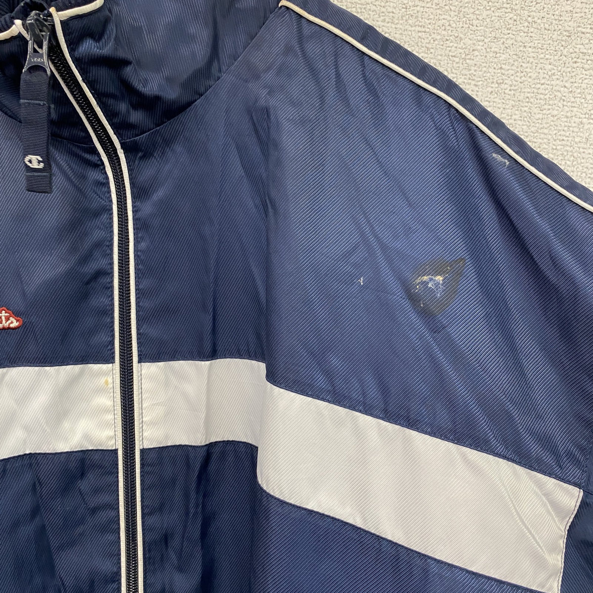 Champion　チャンピオン　フルジップジャケット　紺　ネイビー　Oサイズ　古着