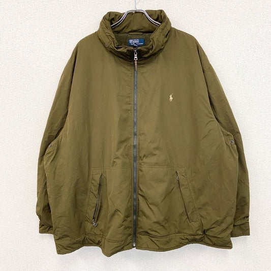 Polo by Ralph Lauren　ポロバイラルフローレン　フルジップ中綿ジャケット　フリスライナー　カーキ