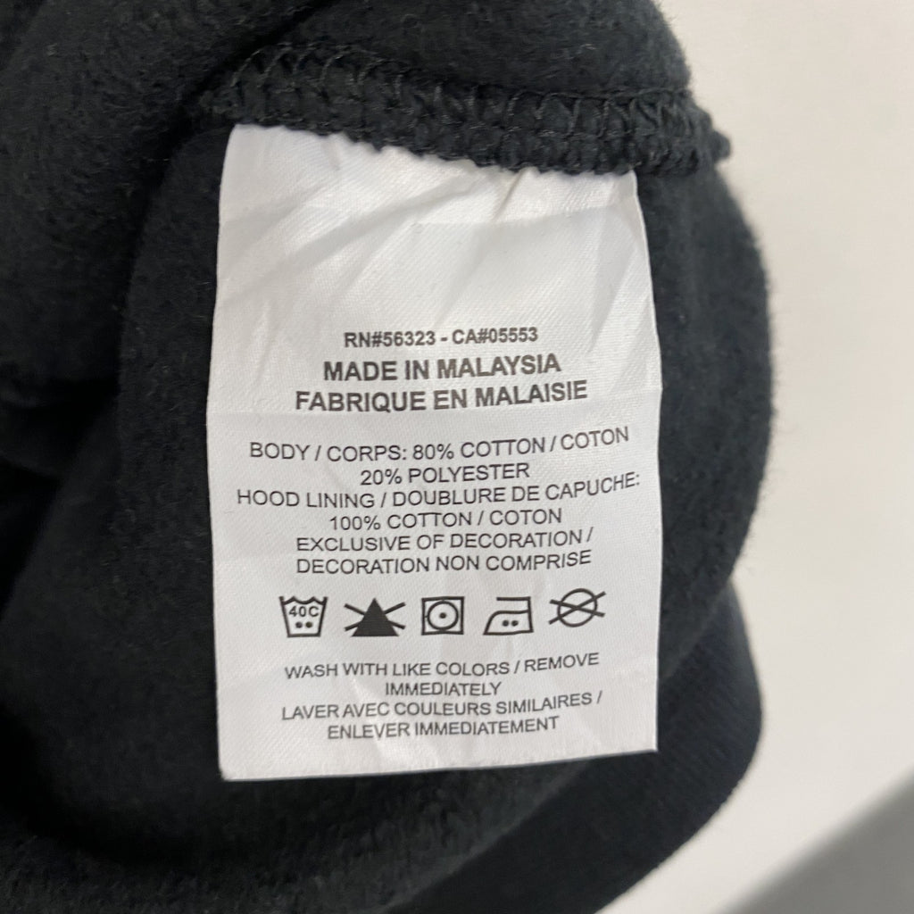 NIKE　ナイキ　スウェットパーカー/フーディー　スウッシュ　黒　ブラック　2XLサイズ　古着