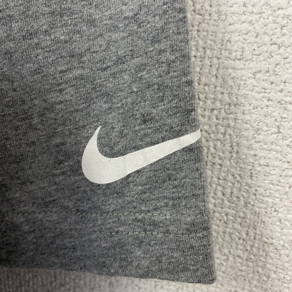 古着 used　NIKE ナイキ　半袖センタープリントTシャツ　SUPER BOWL　ペイトリオッツ　アメフト　グレー　Lサイズ