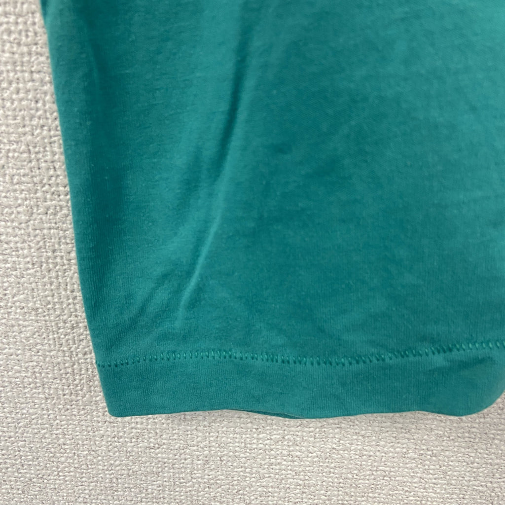 SCREEN STARS　半袖プリントTシャツ　シングルステッチ　エメラルドグリーン　Lサイズ カットソー メンズ コットン 古着