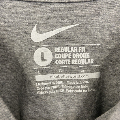 古着 used　NIKE ナイキ　半袖センタープリントTシャツ　SUPER BOWL　ペイトリオッツ　アメフト　グレー　Lサイズ