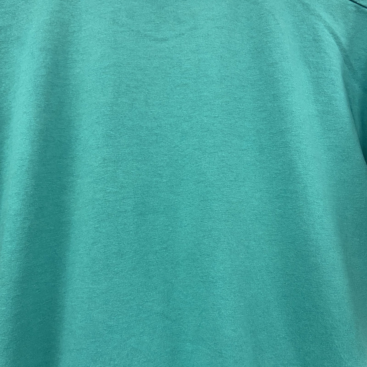 SCREEN STARS　半袖プリントTシャツ　シングルステッチ　エメラルドグリーン　Lサイズ カットソー メンズ コットン 古着